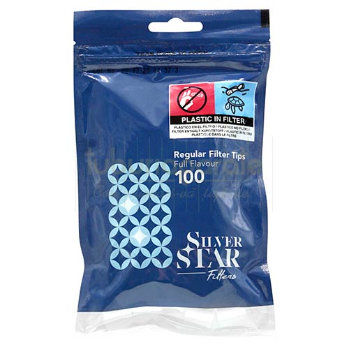 pachet cu 100 filtre pentru tigari Silver Star Regular
